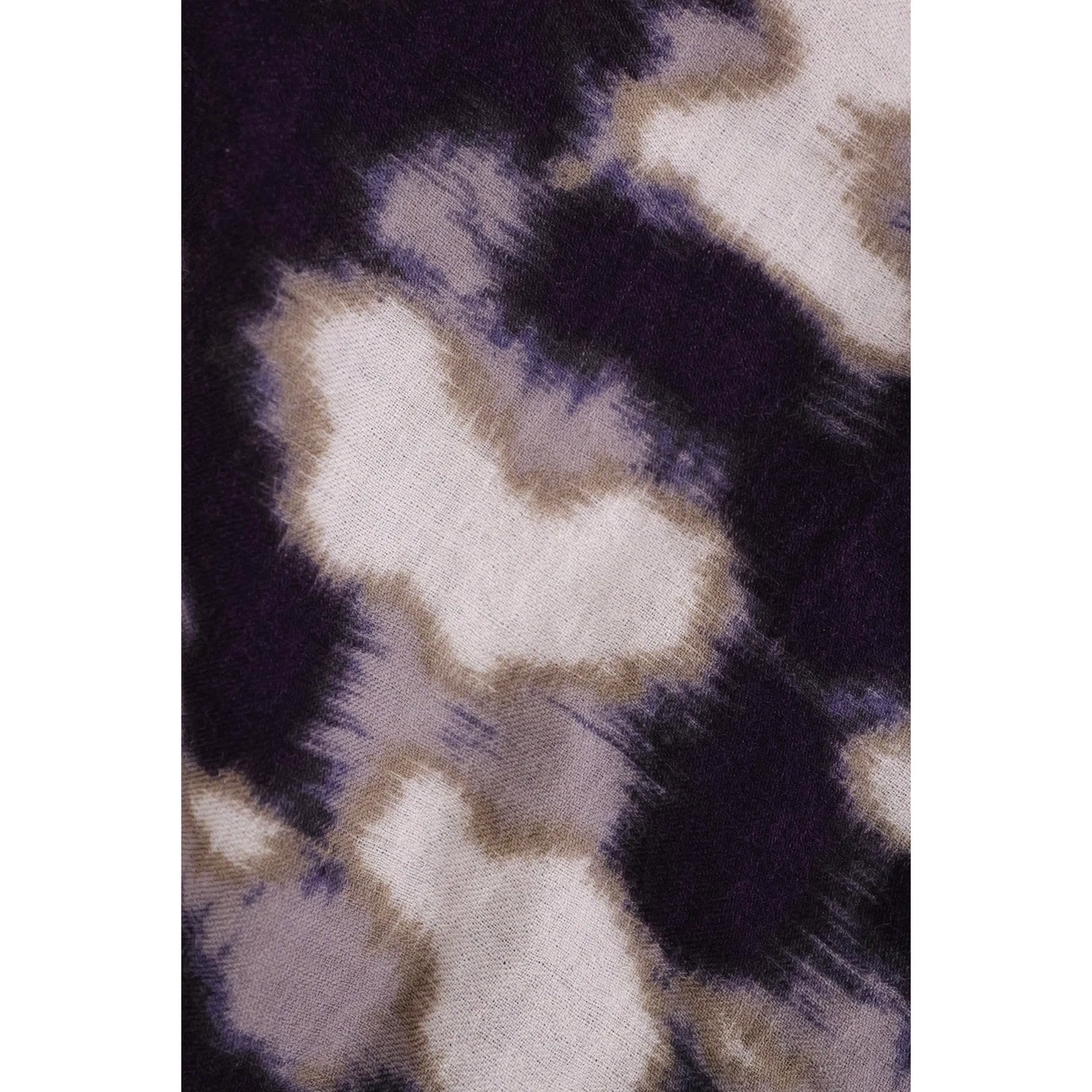 PLANTATION Jupe mi-longue en laine Violet vintage, passéist — photo 5