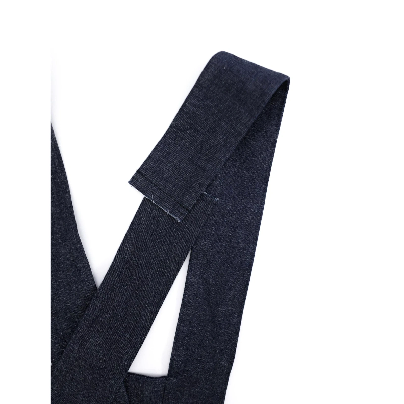 COMME DES GARÇONS Robe mi-longue Marine vintage, passéist — photo 12
