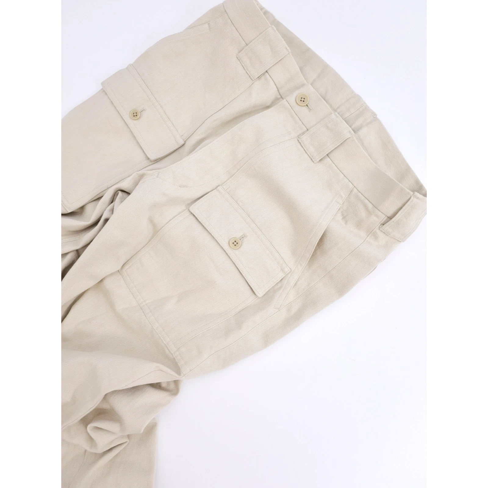YOHJI YAMAMOTO Pantalon Beige vintage, passéist — photo 2