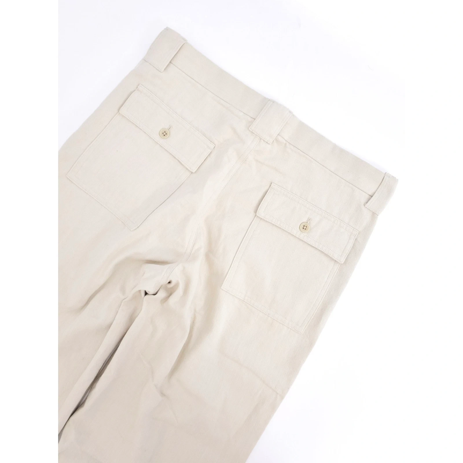YOHJI YAMAMOTO Pantalon Beige vintage, passéist — photo 14