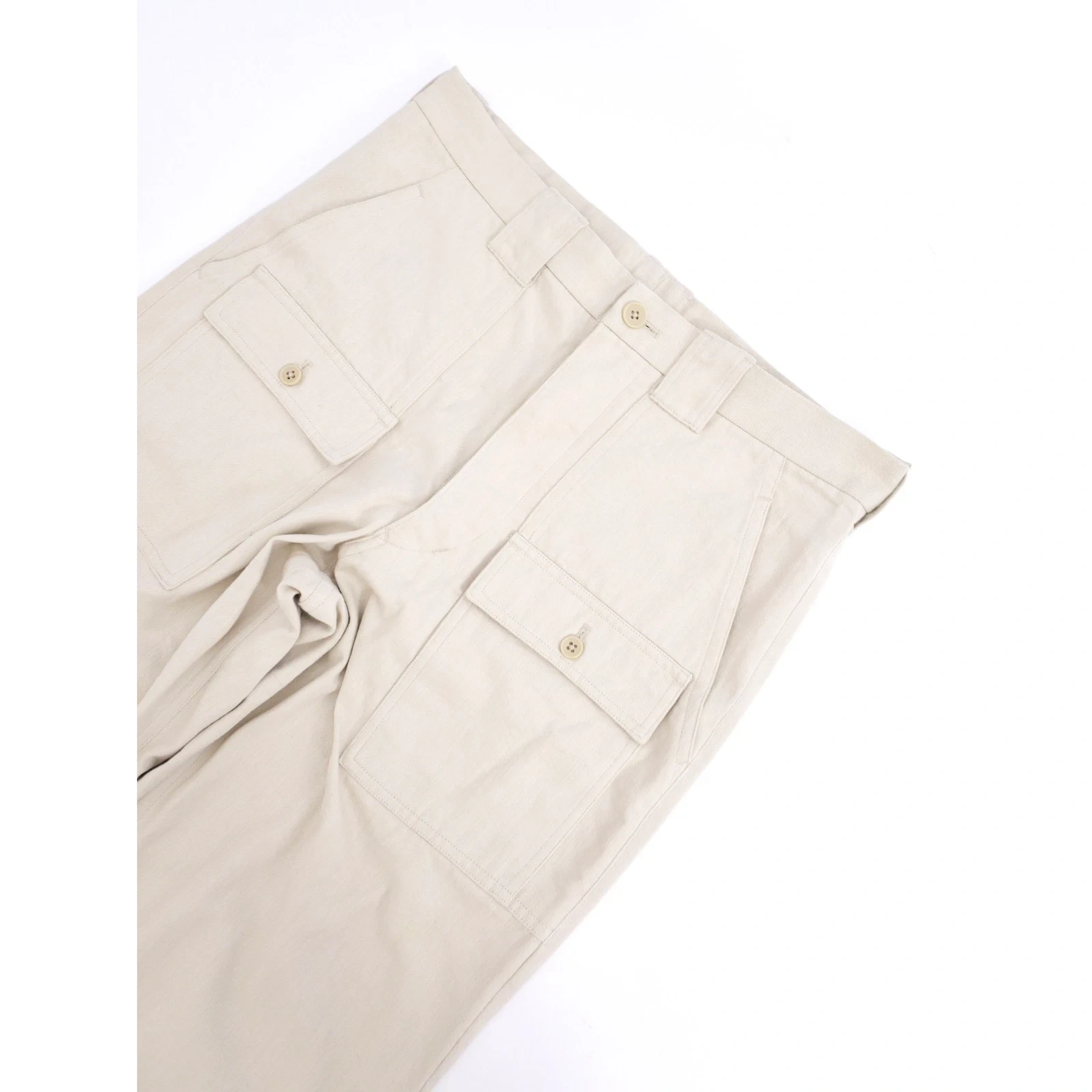YOHJI YAMAMOTO Pantalon Beige vintage, passéist — photo 4