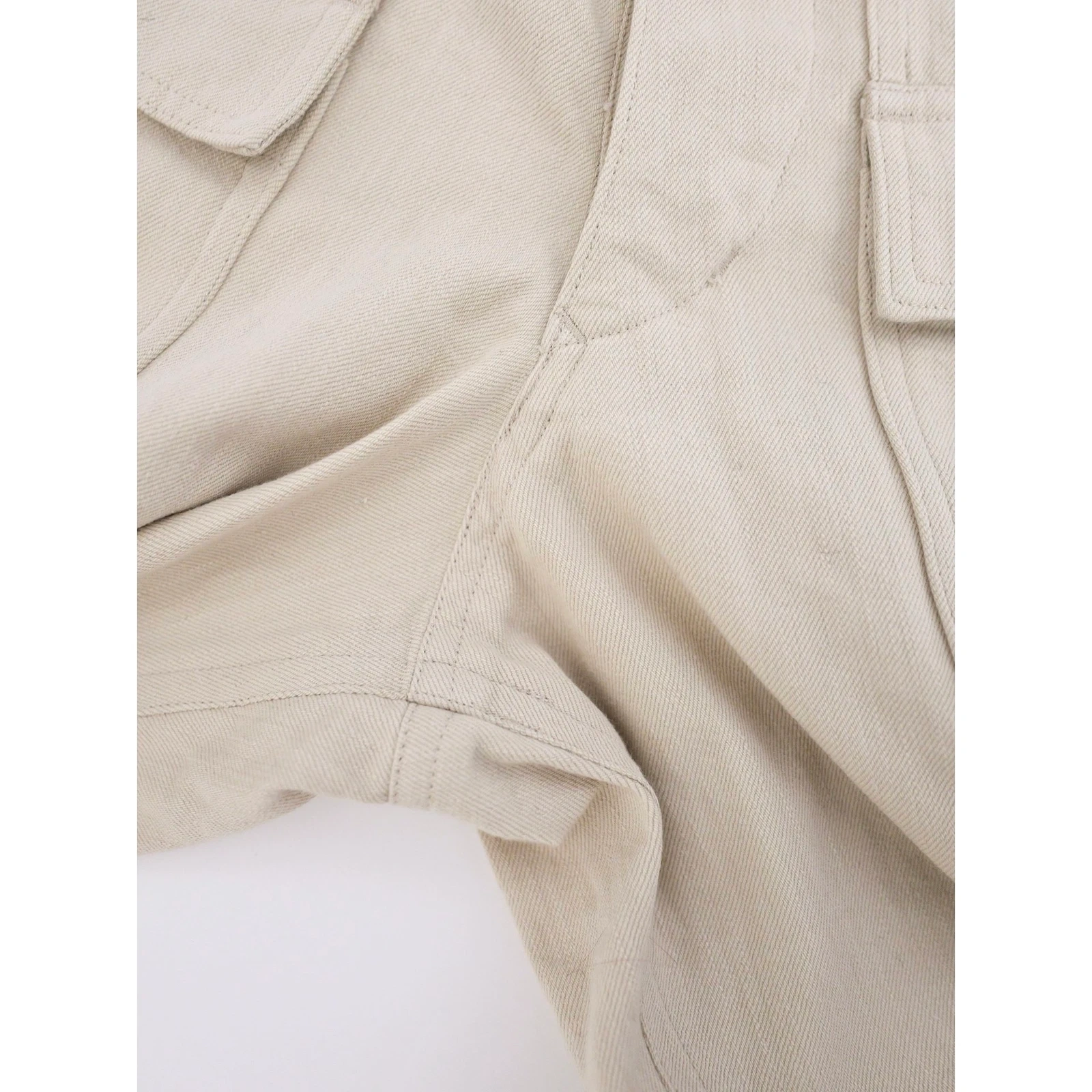 YOHJI YAMAMOTO Pantalon Beige vintage, passéist — photo 8