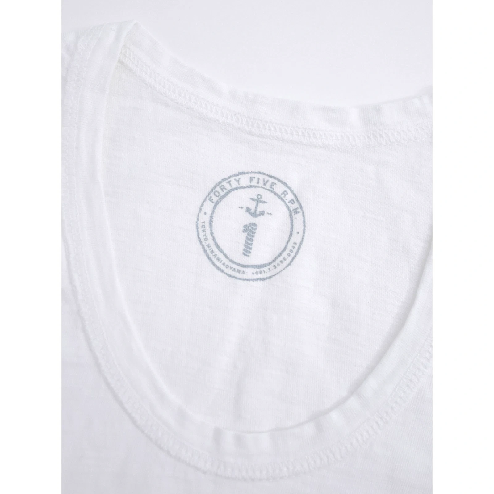 45RPM Gilet Blanc vintage, passéist — photo 9