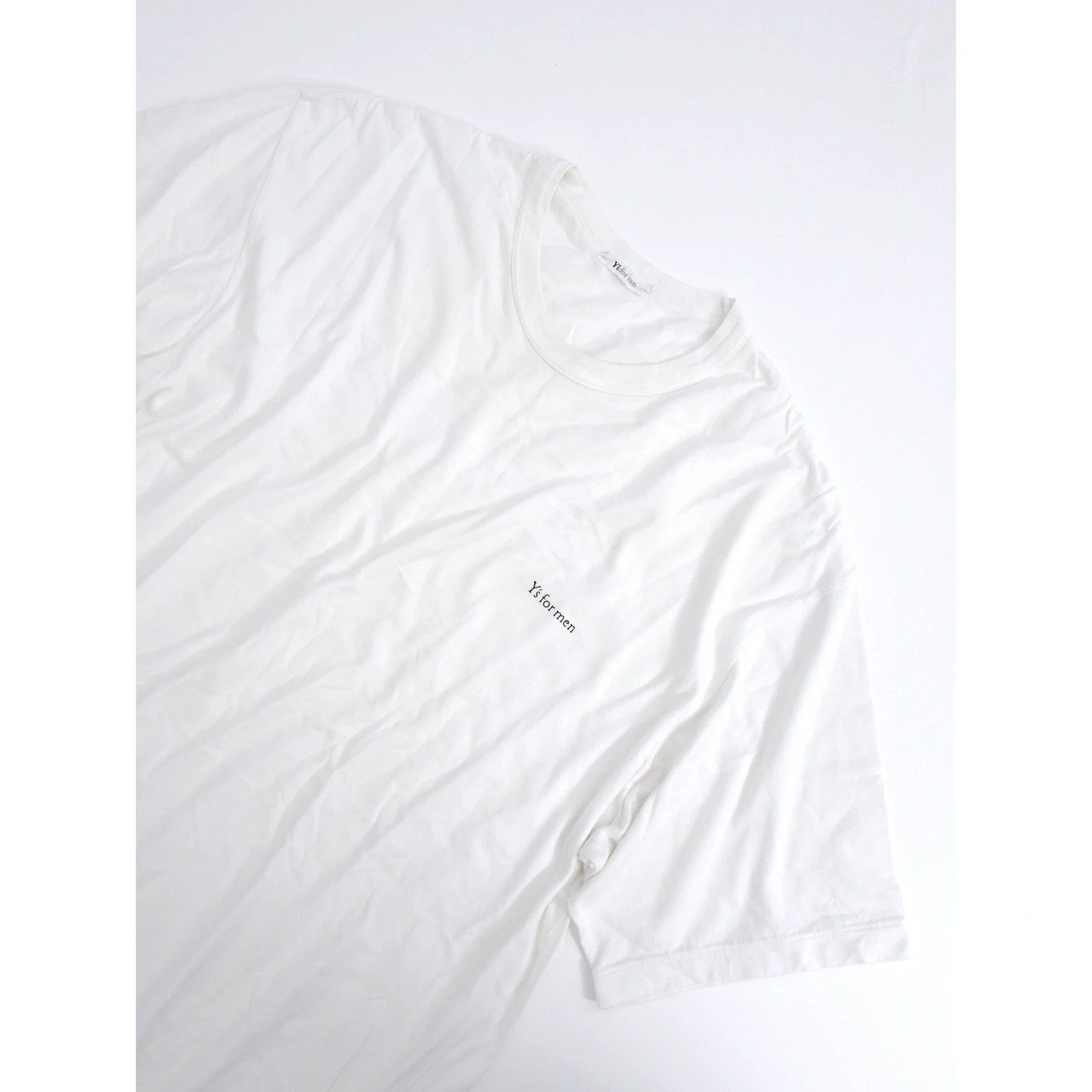 YOHJI YAMAMOTO T-shirt Blanc vintage, passéist — photo 2