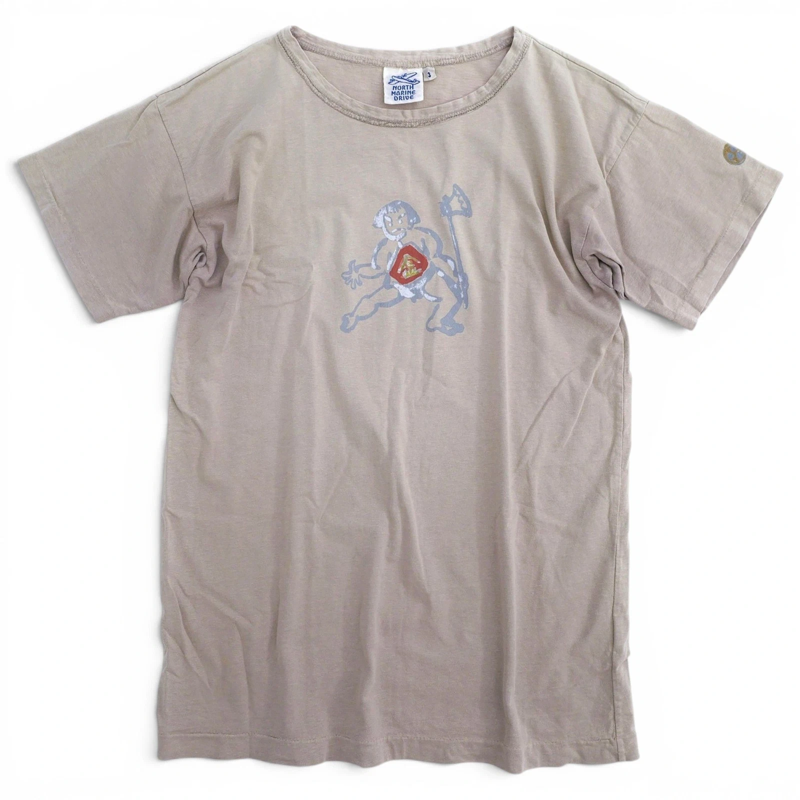45RPM T-shirt Marron vintage, passéist — photo 1