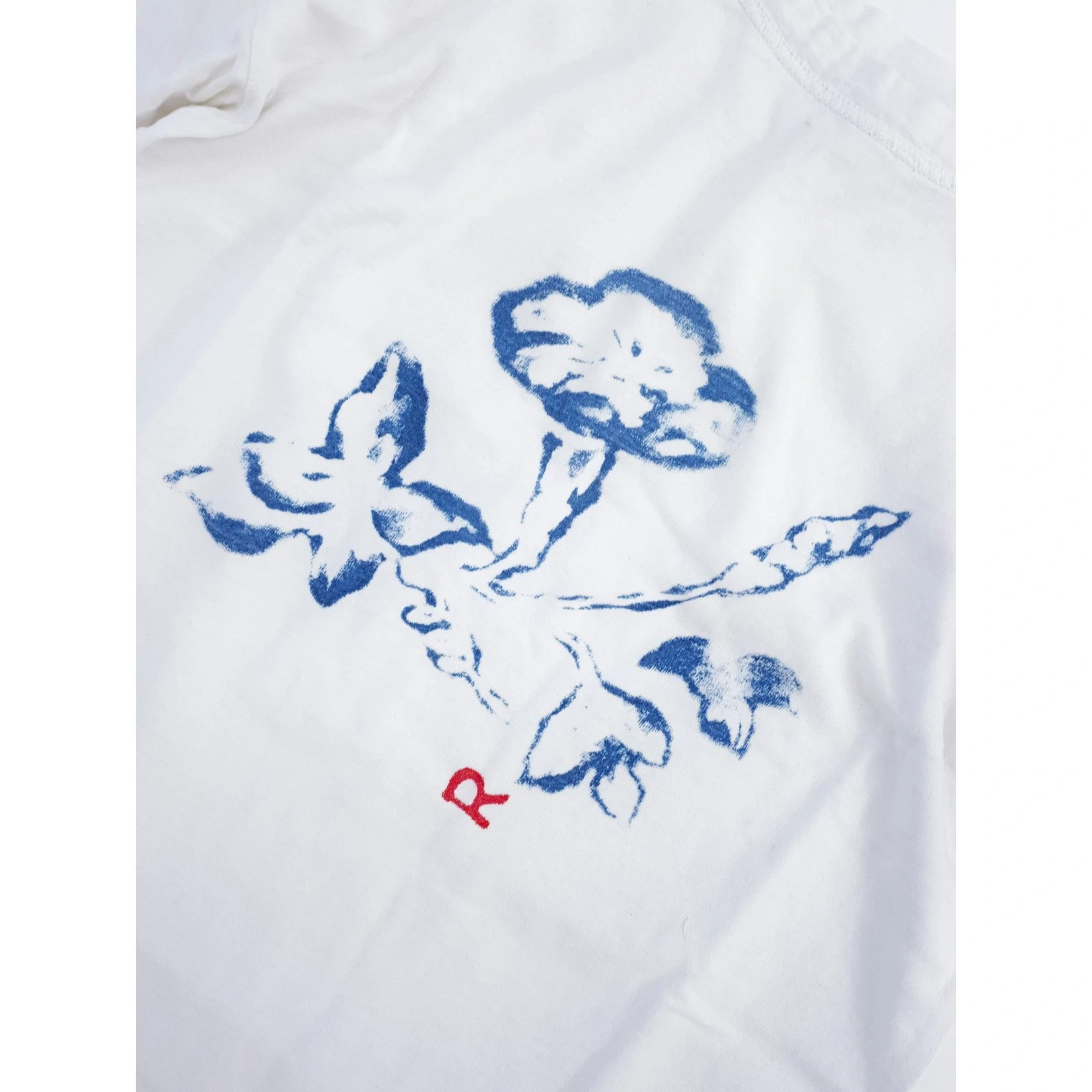 45RPM T-shirt Blanc vintage, passéist — photo 3