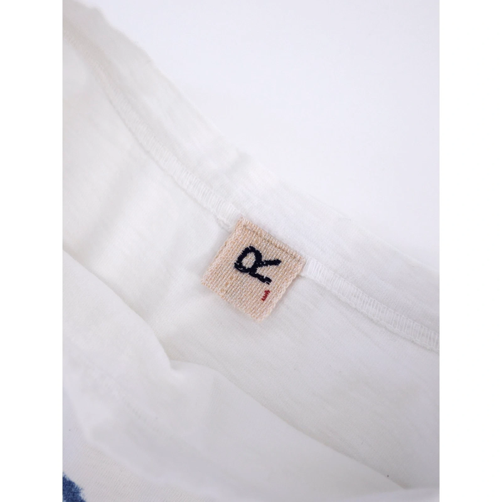 45RPM T-shirt Blanc vintage, passéist — photo 9
