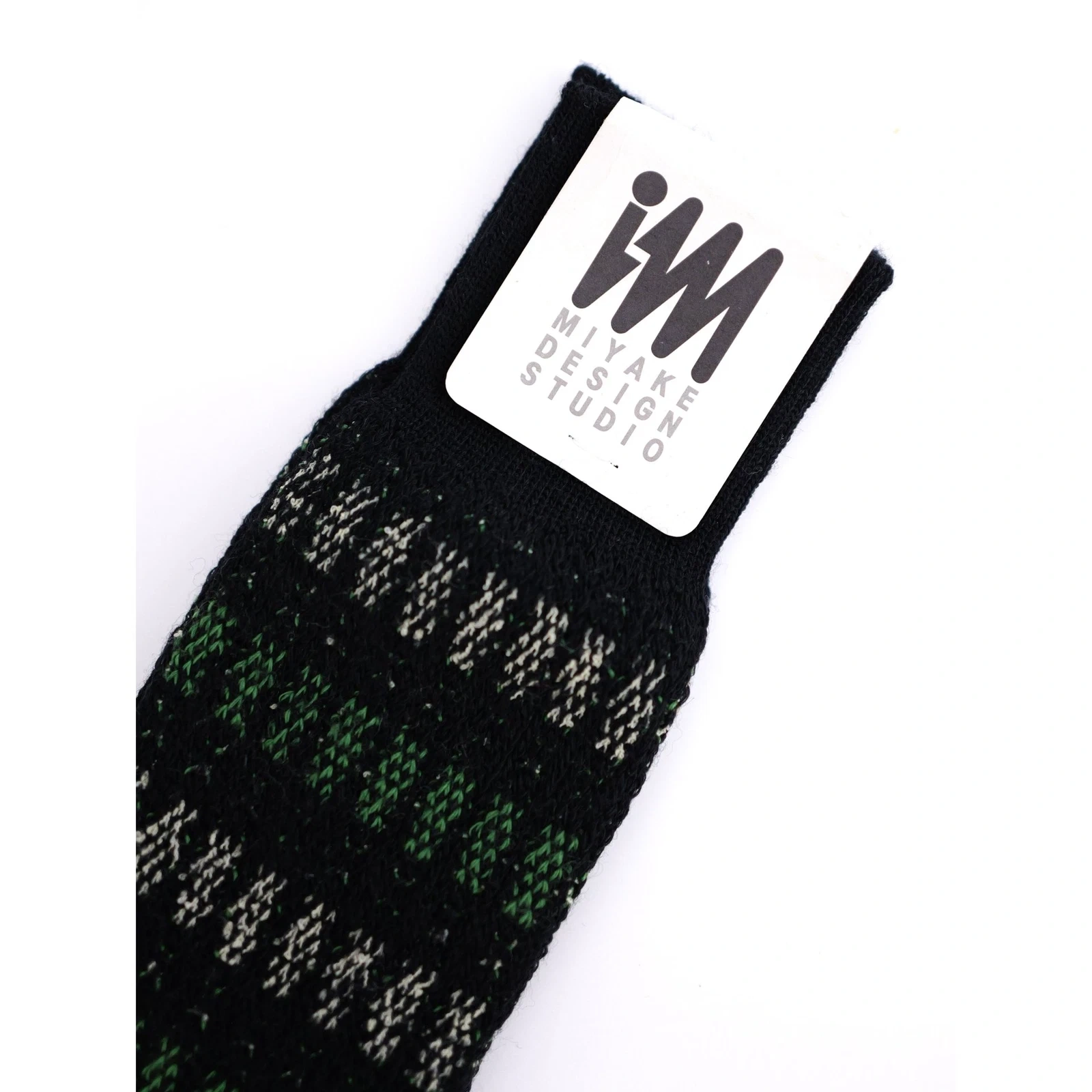 ISSEY MIYAKE Echarpe & pochette en laine Vert vintage, passéist — photo 2