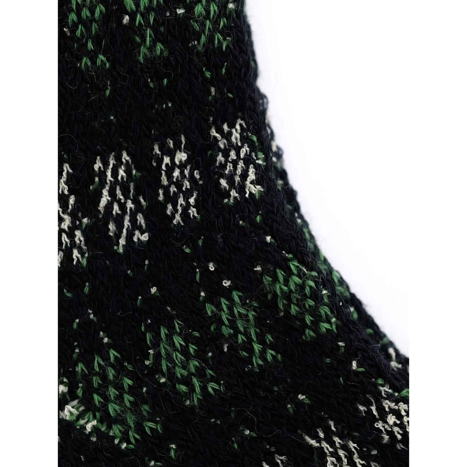 ISSEY MIYAKE Echarpe & pochette en laine Vert vintage, passéist — photo 5