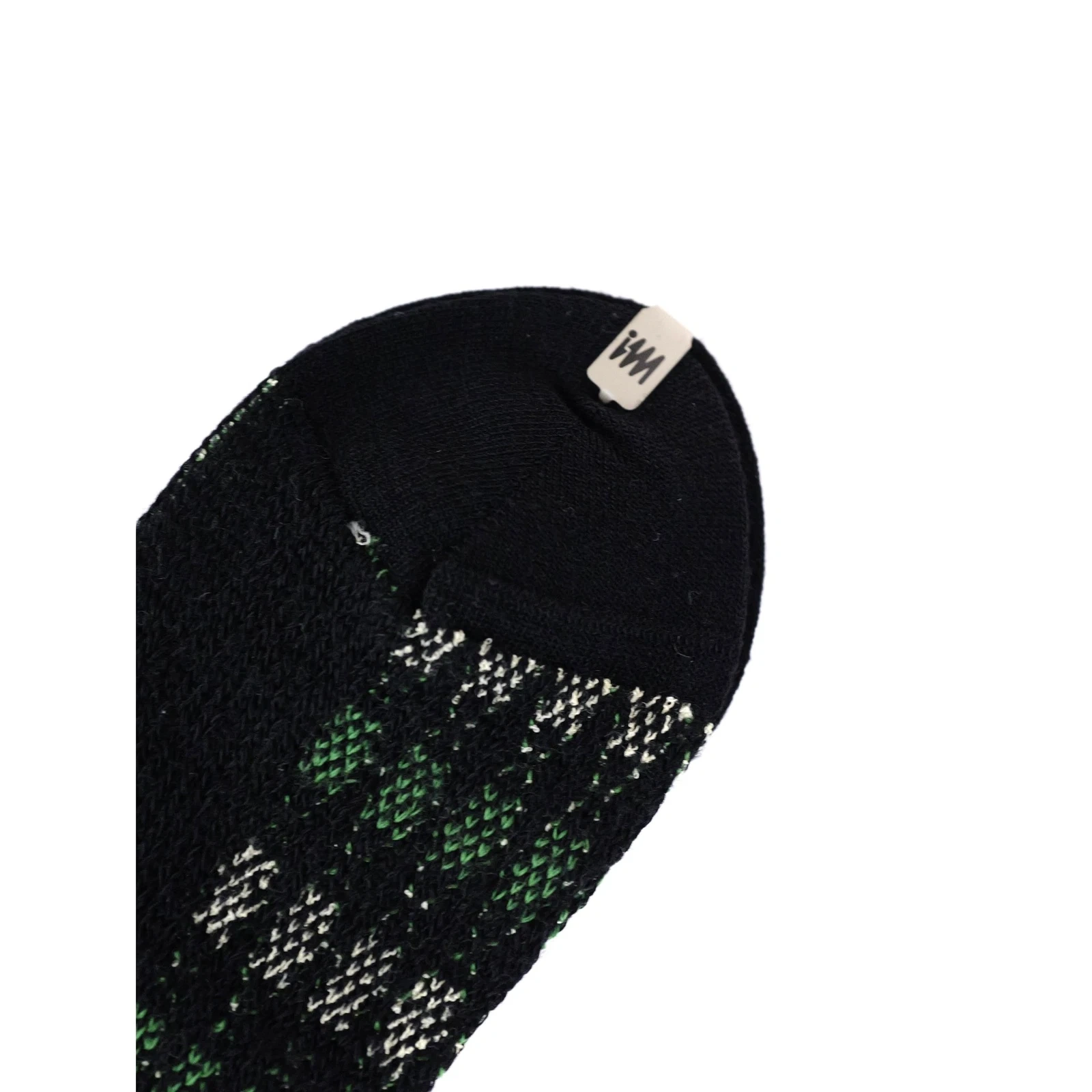 ISSEY MIYAKE Echarpe & pochette en laine Vert vintage, passéist — photo 8
