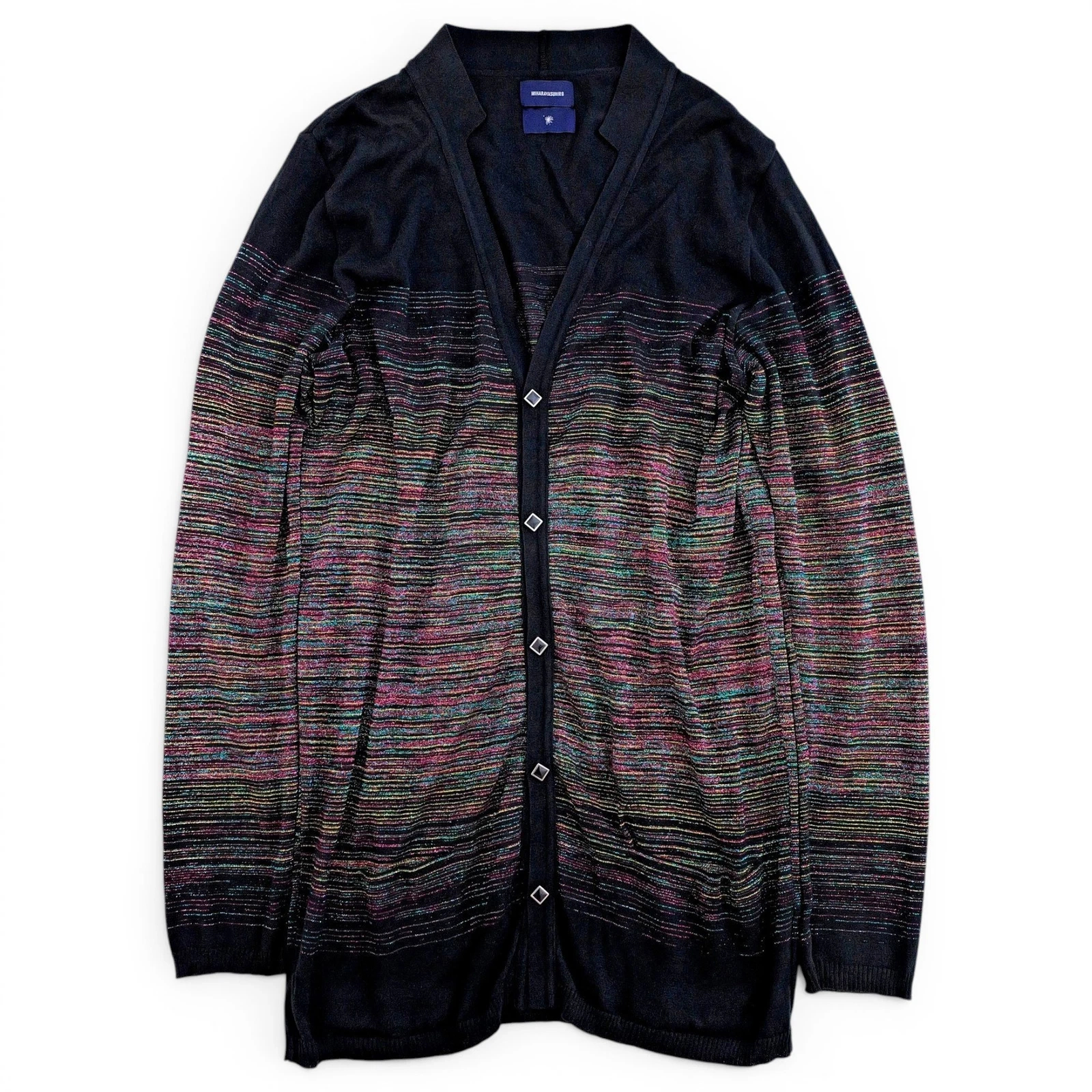 MAISON MIHARA YASUHIRO Cardigan Multicolore vintage, passéist — photo 1