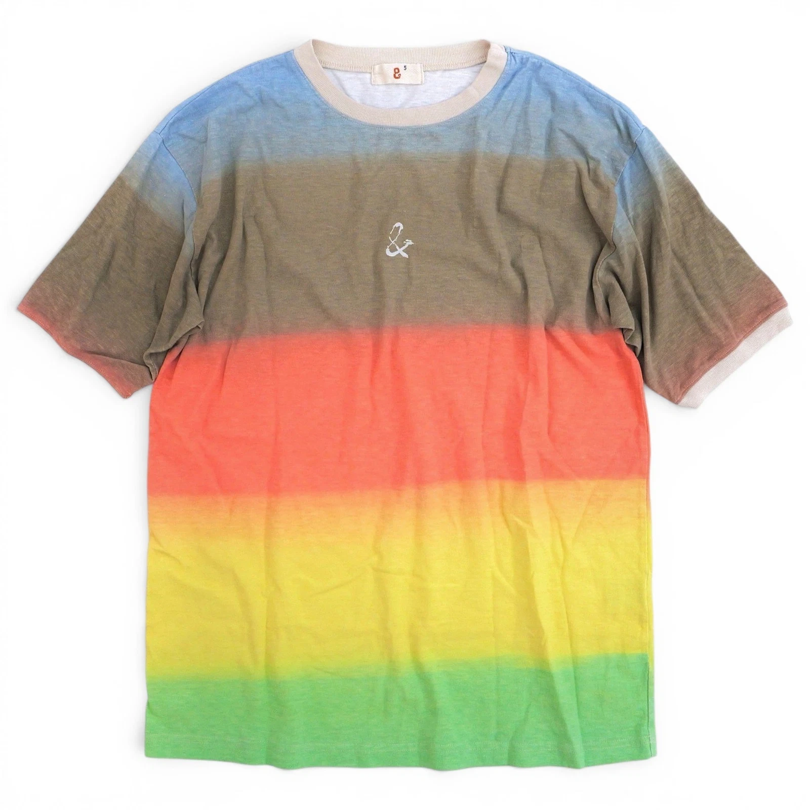 45RPM T-shirt Multicolore vintage, passéist — photo 1