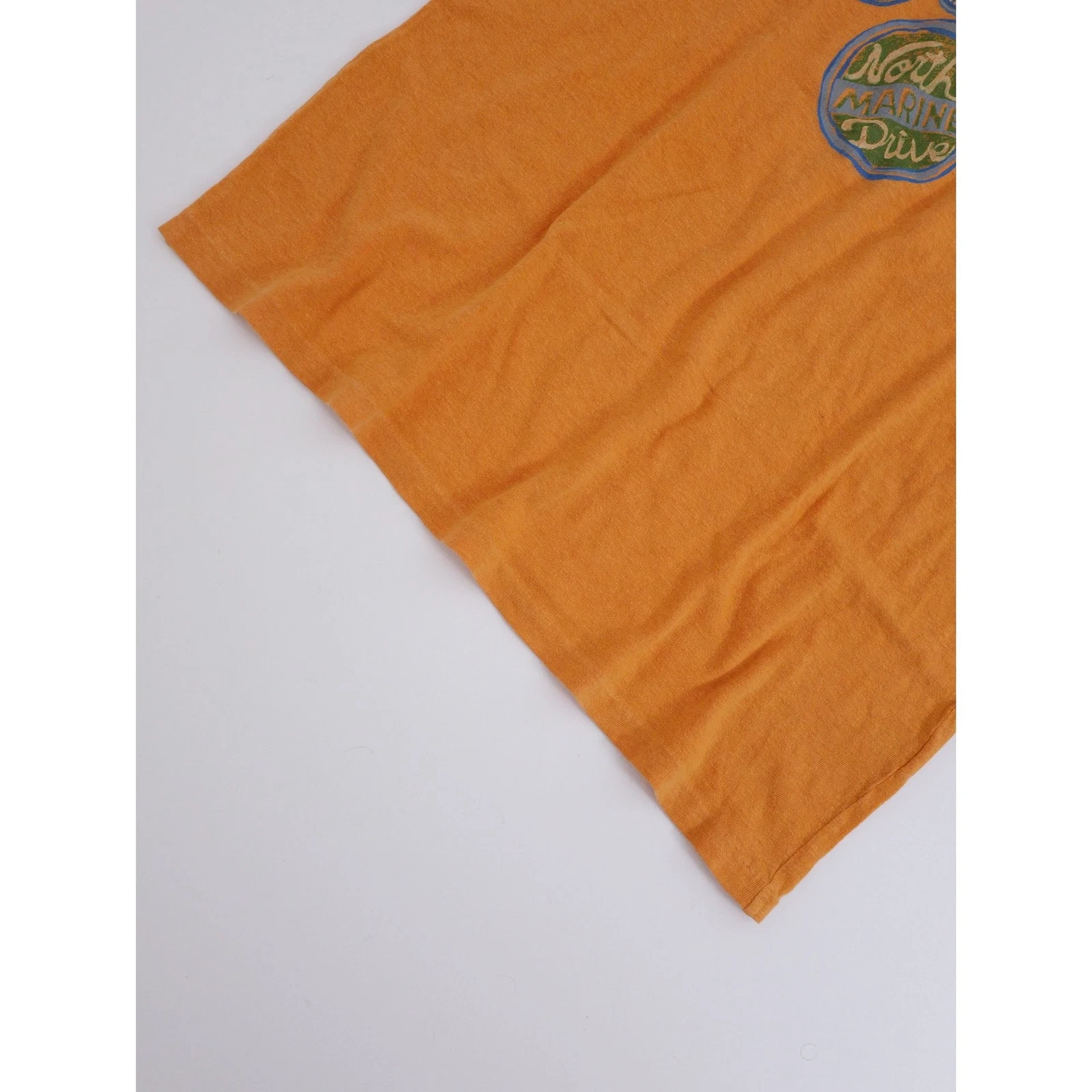 45RPM T-shirt Orange vintage, passéist — photo 3