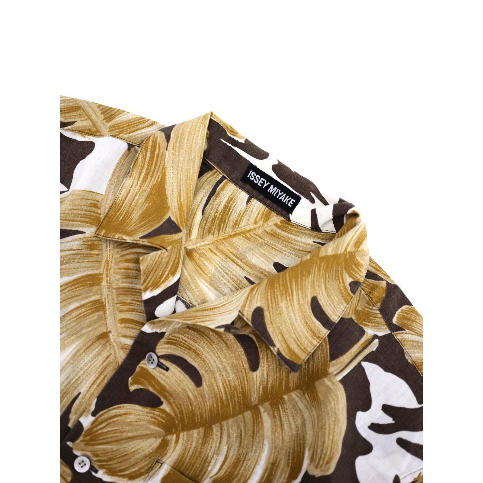 ISSEY MIYAKE Chemise Marron vintage, passéist — photo 3