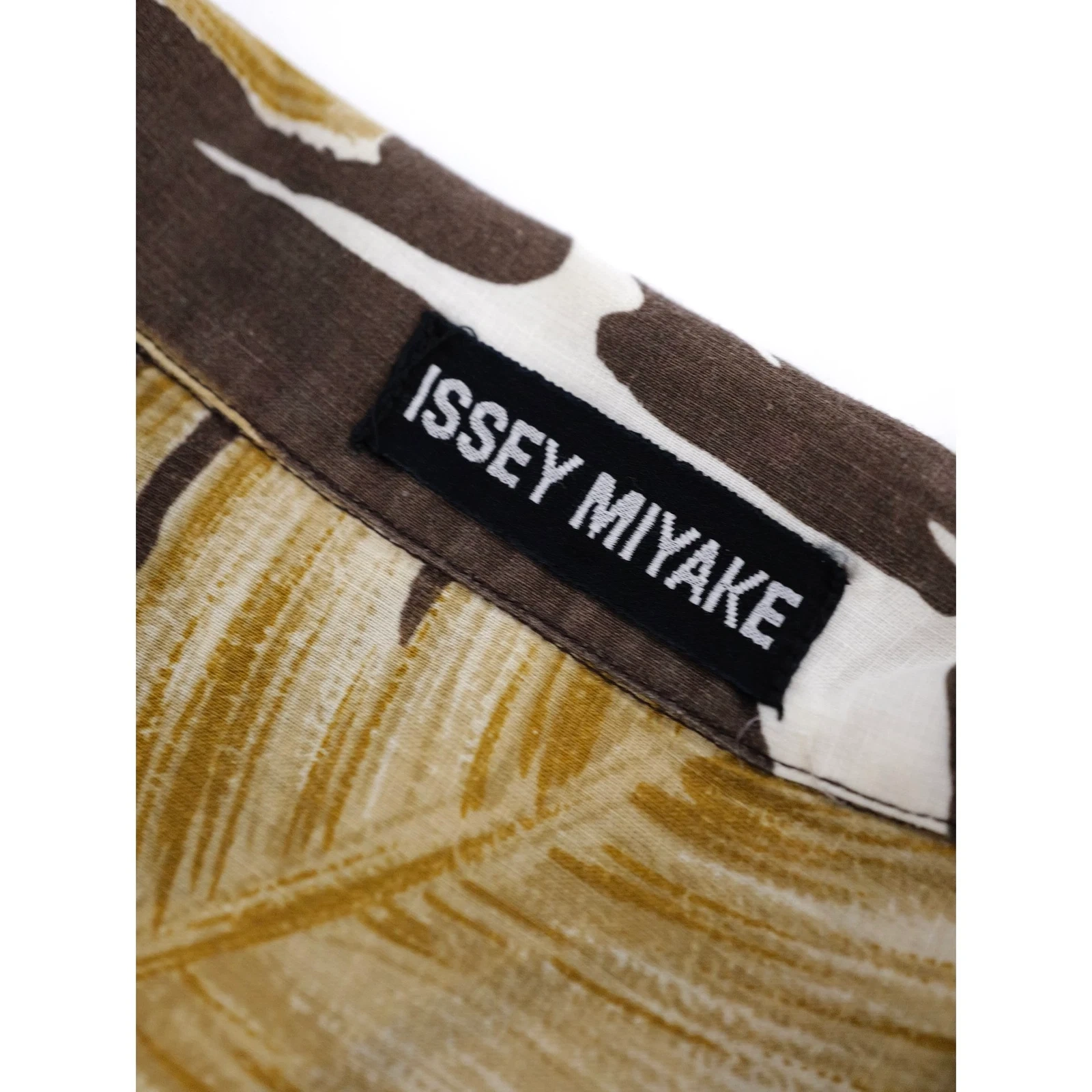 ISSEY MIYAKE Chemise Marron vintage, passéist — photo 4