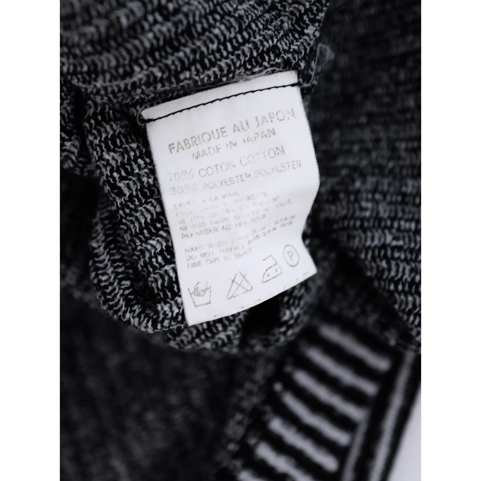 YOHJI YAMAMOTO T-shirt Noir vintage, passéist — photo 13
