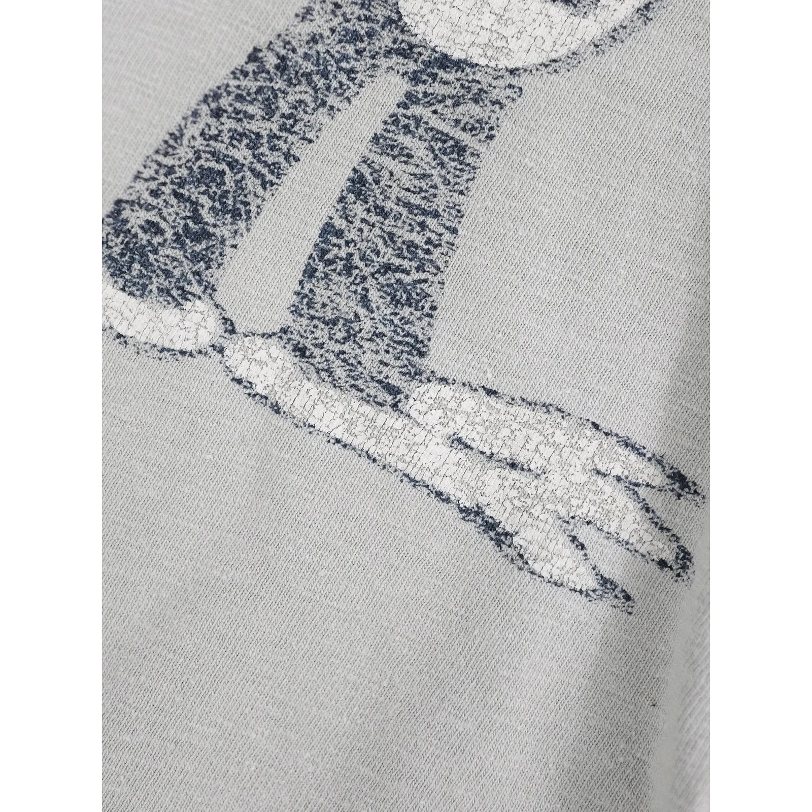 45RPM T-shirt Gris vintage, passéist — photo 6