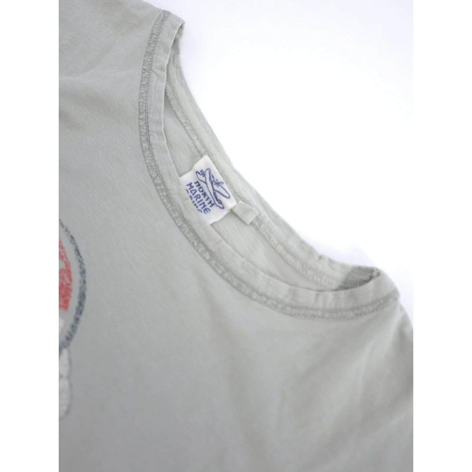 45RPM T-shirt Gris vintage, passéist — photo 9
