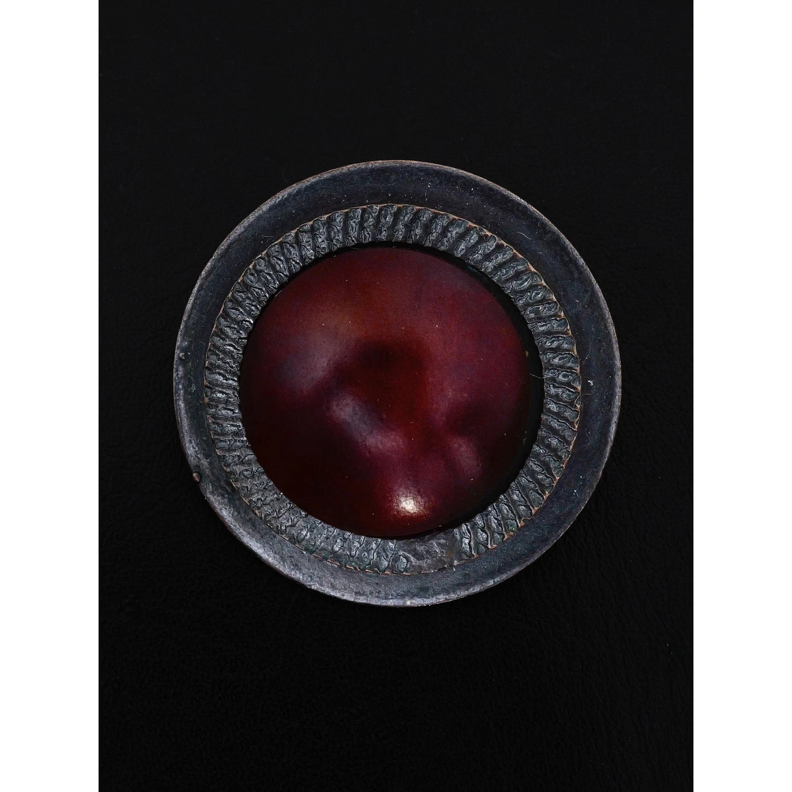 DIVERS Boucles d'oreilles Anthracite vintage, passéist — photo 2