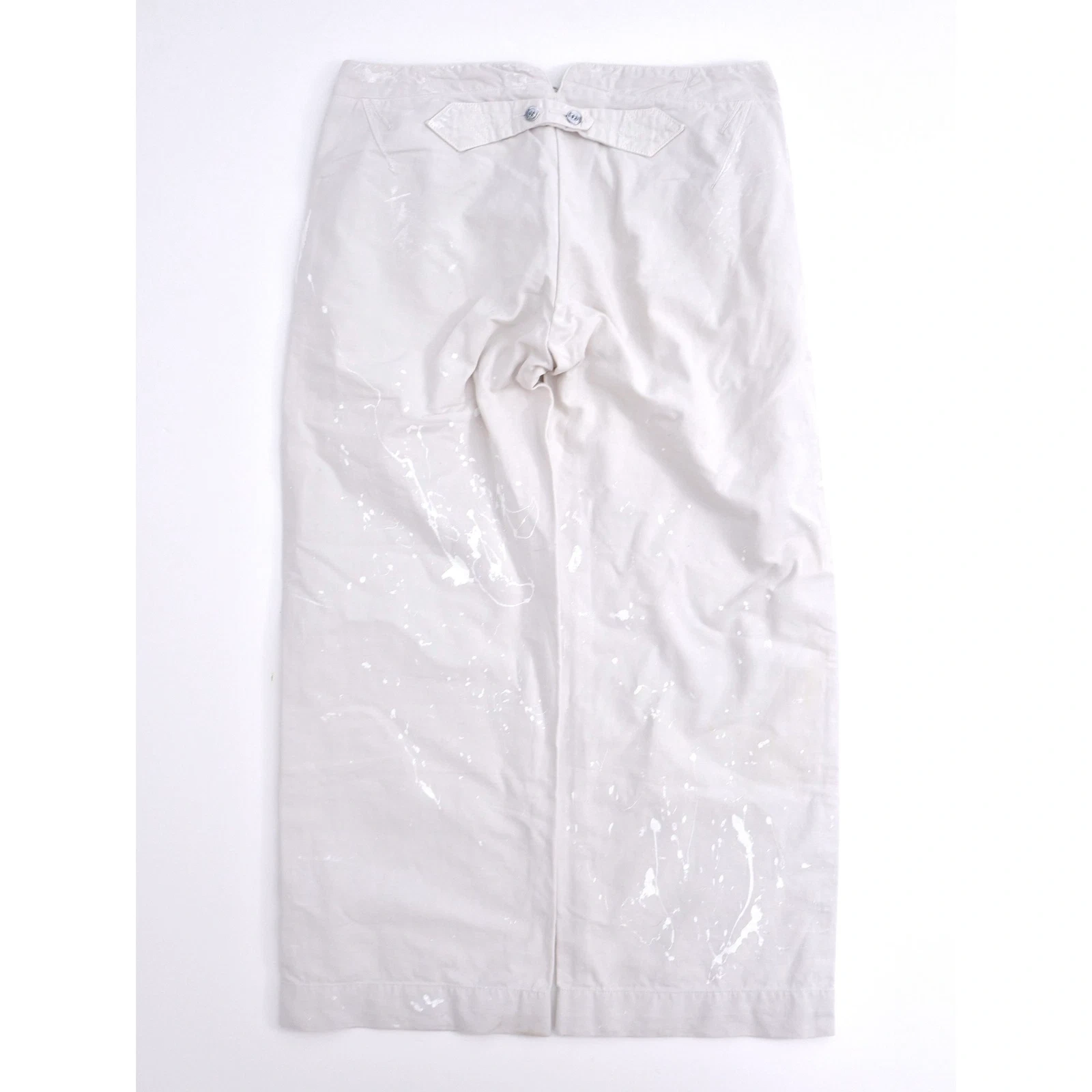 45RPM Pantalon large Beige vintage, passéist — photo 11
