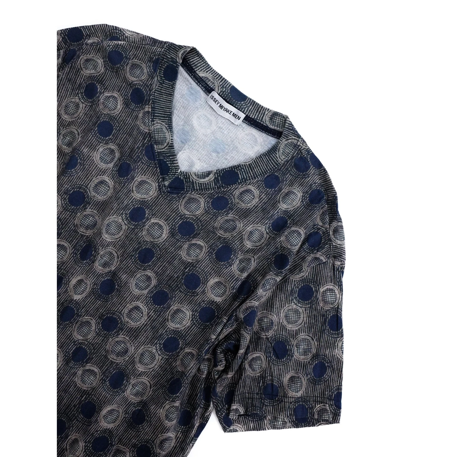 ISSEY MIYAKE T-shirt Marron vintage, passéist — photo 2