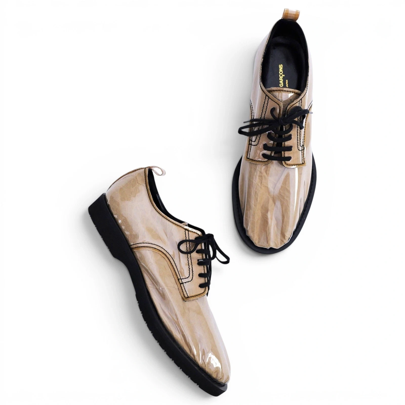 COMME DES GARÇONS Derbies Marron vintage, passéist — photo 1