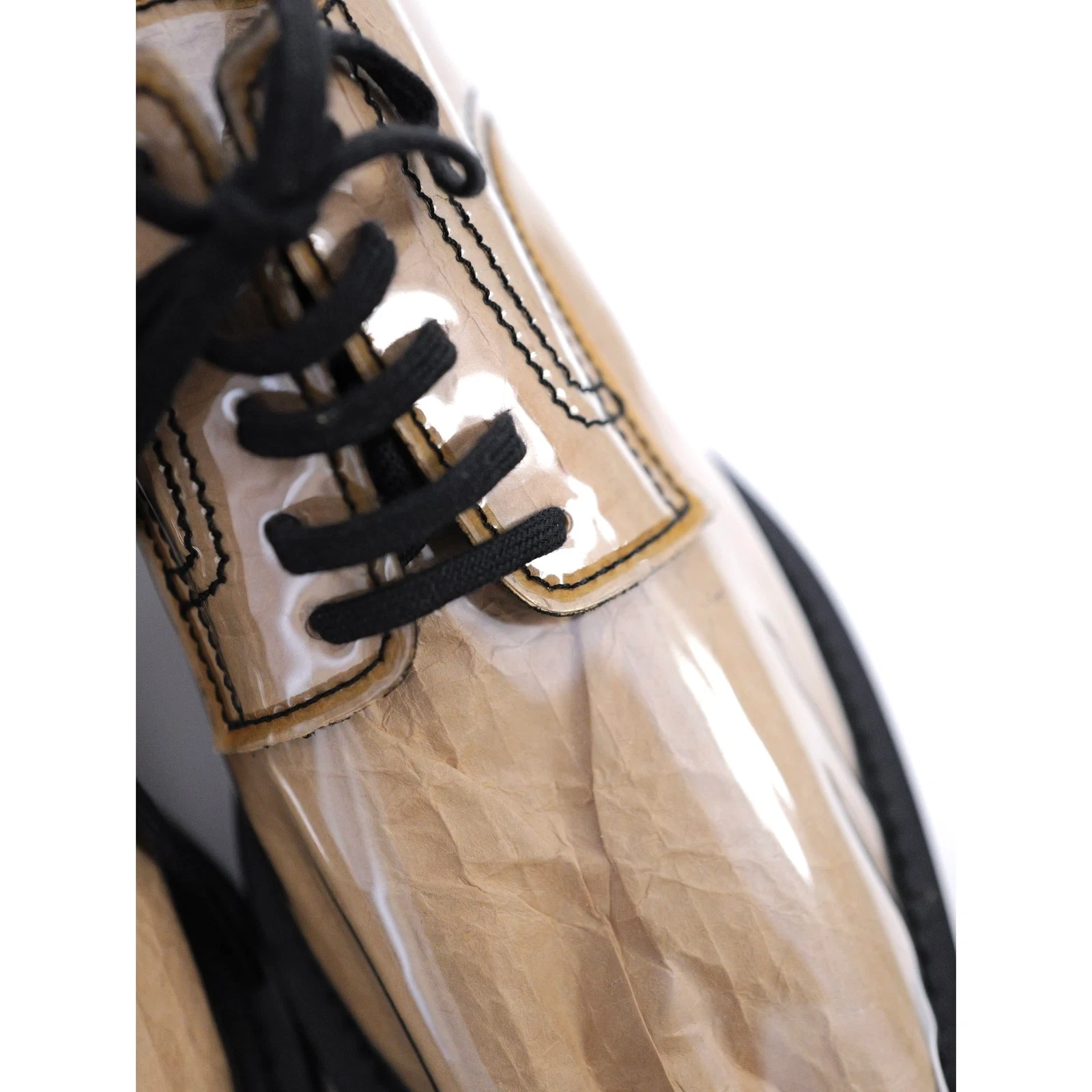COMME DES GARÇONS Derbies Marron vintage, passéist — photo 12