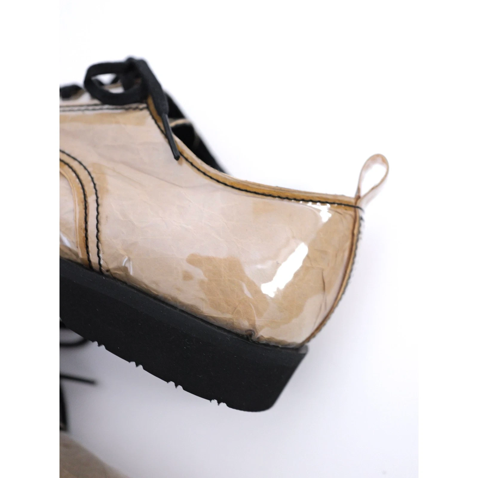 COMME DES GARÇONS Derbies Marron vintage, passéist — photo 5