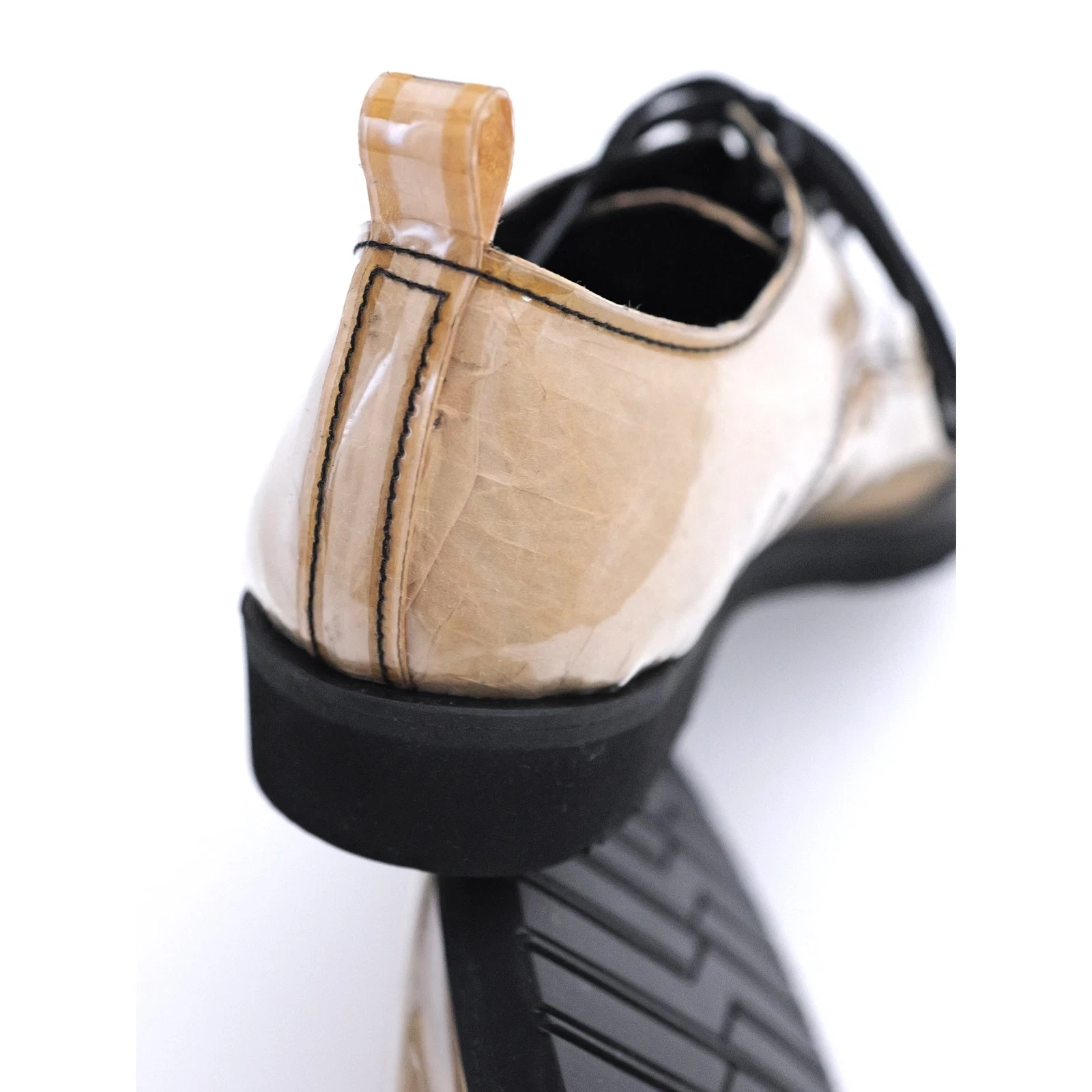 COMME DES GARÇONS Derbies Marron vintage, passéist — photo 10