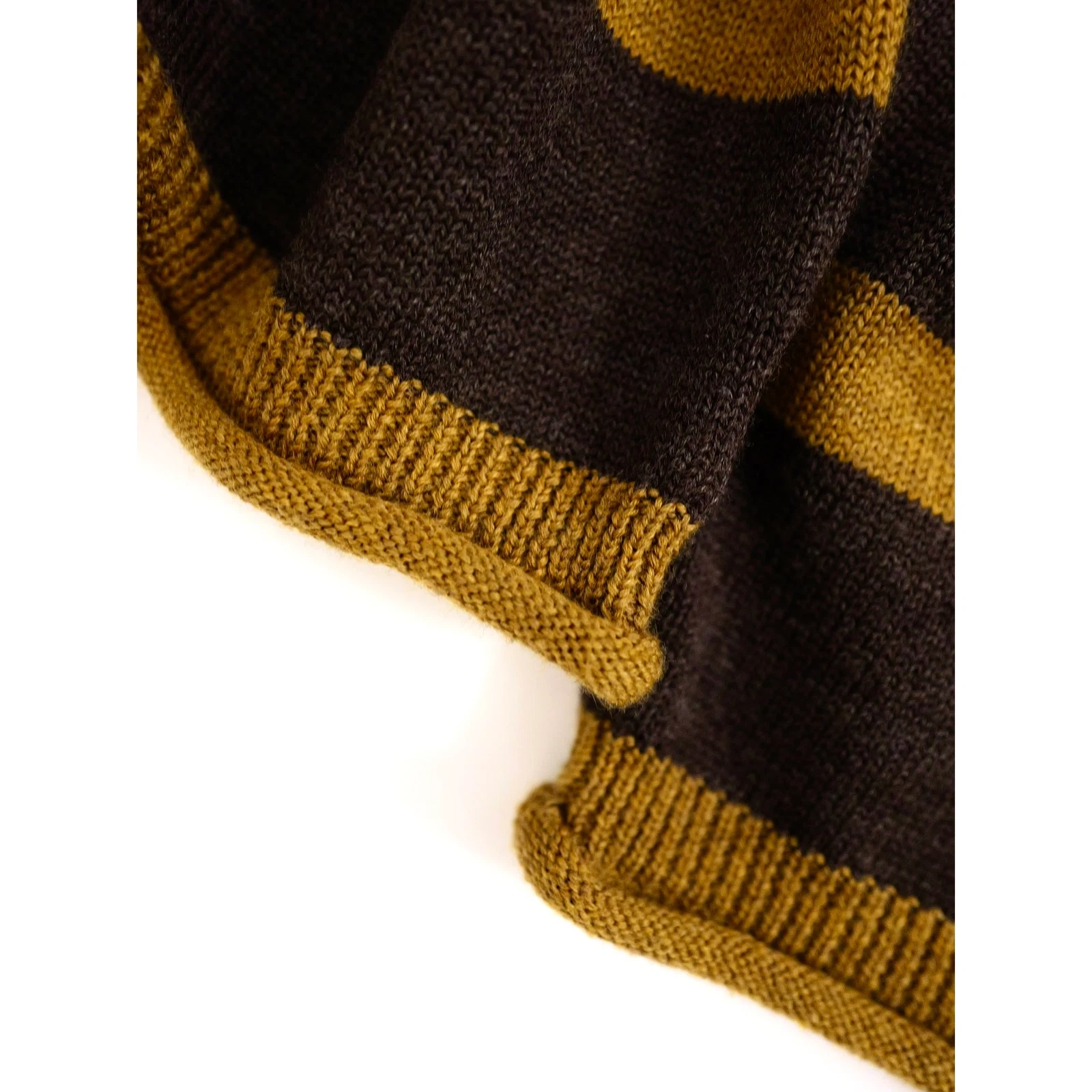 YOHJI YAMAMOTO Pull en laine Marron vintage, passéist — photo 15