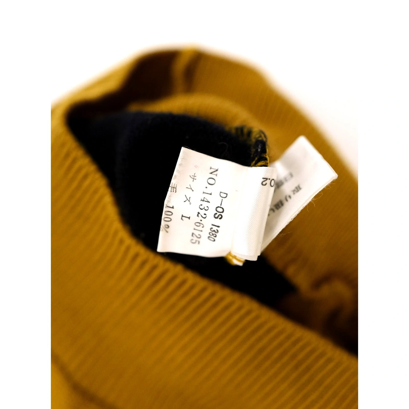 JUNKO KOSHINO Pull en laine Jaune vintage, passéist — photo 11