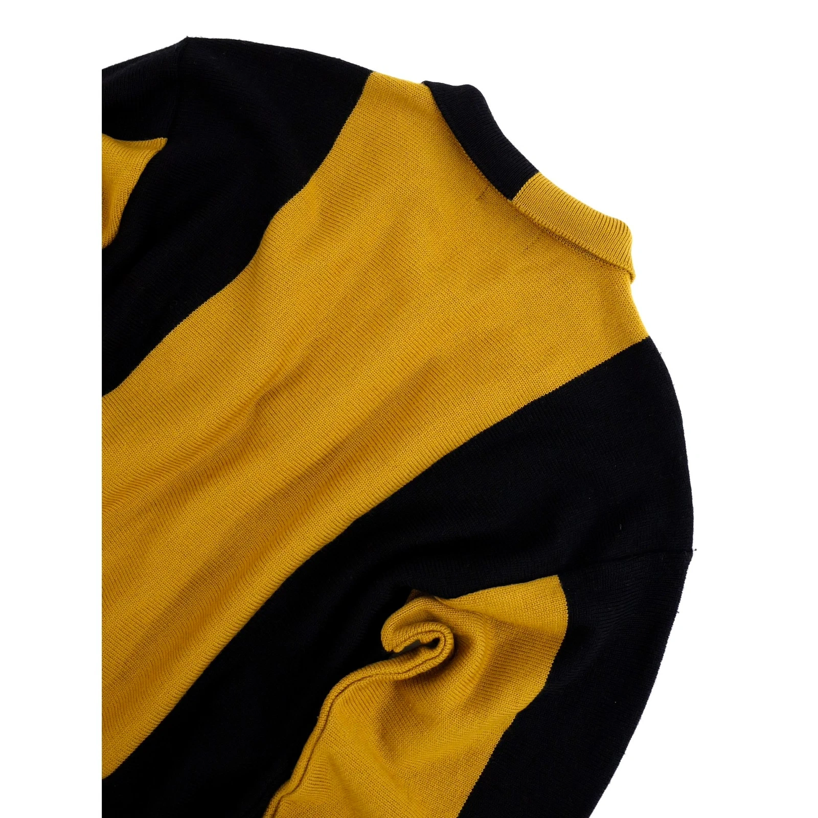 JUNKO KOSHINO Pull en laine Jaune vintage, passéist — photo 13