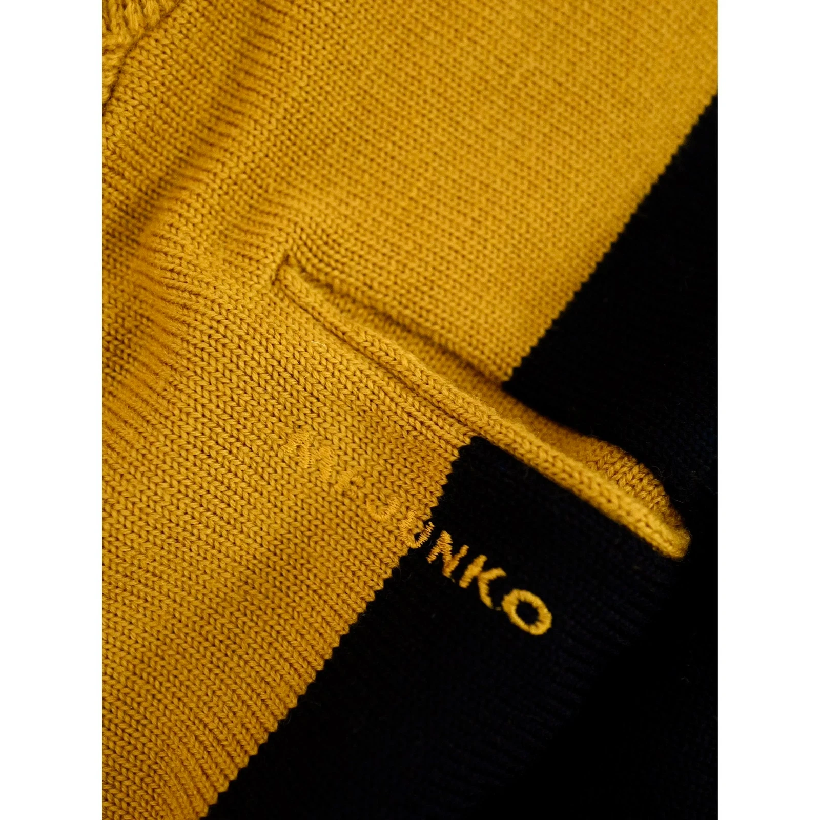 JUNKO KOSHINO Pull en laine Jaune vintage, passéist — photo 7