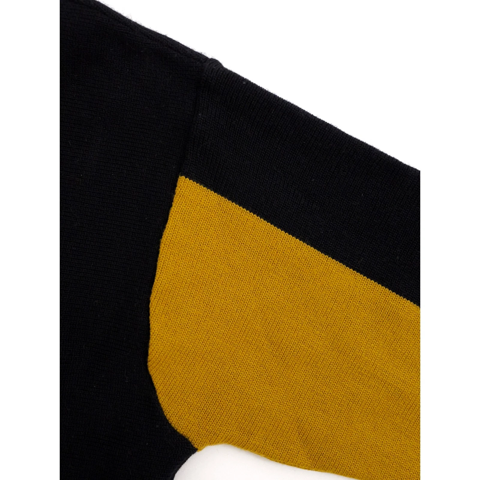 JUNKO KOSHINO Pull en laine Jaune vintage, passéist — photo 9