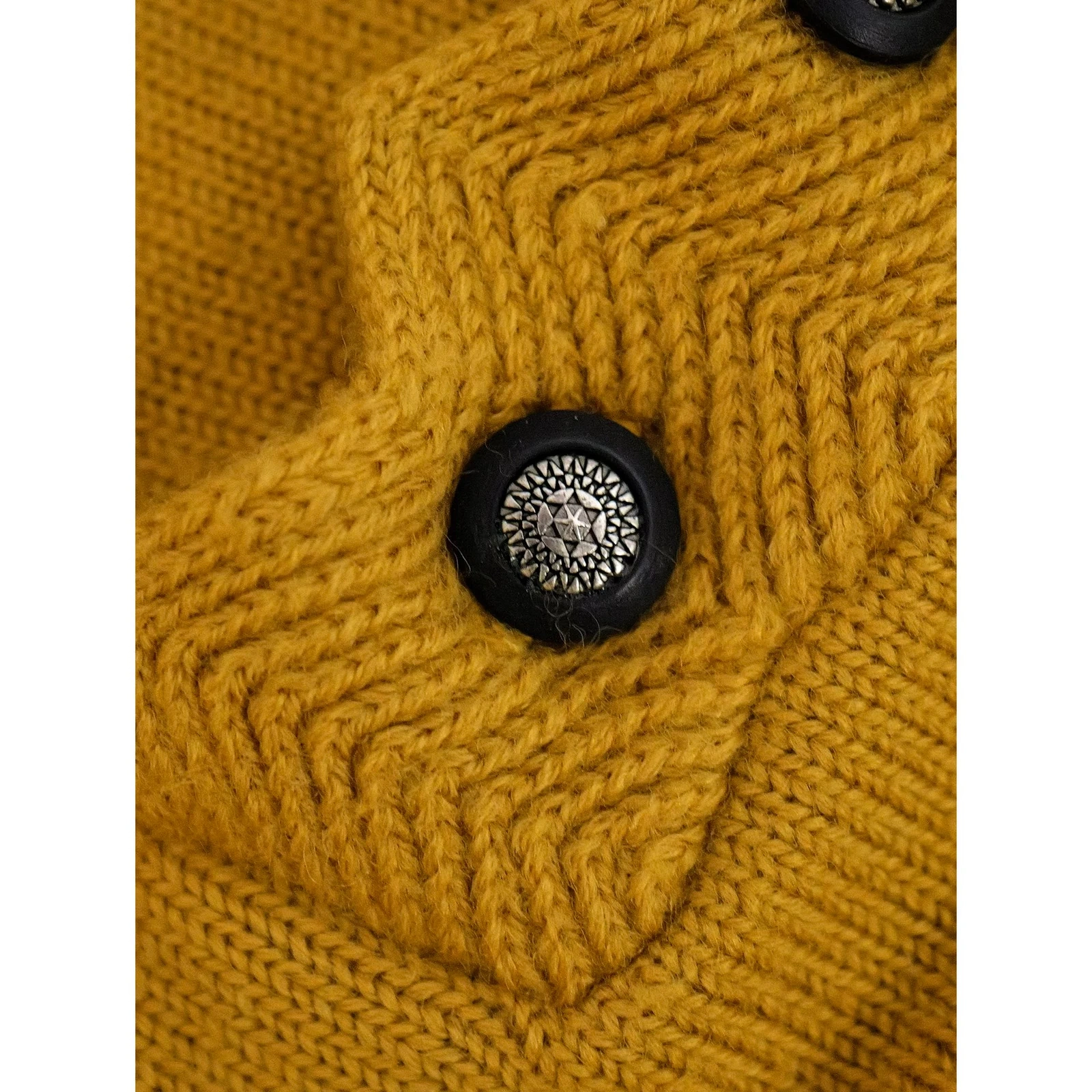 JUNKO KOSHINO Pull en laine Jaune vintage, passéist — photo 10