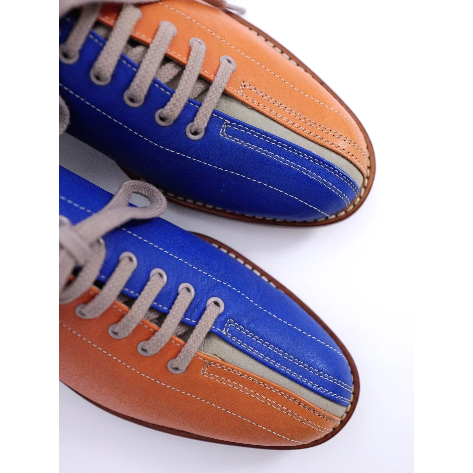 COMME DES GARÇONS Derbies en cuir Marine vintage, passéist — photo 11