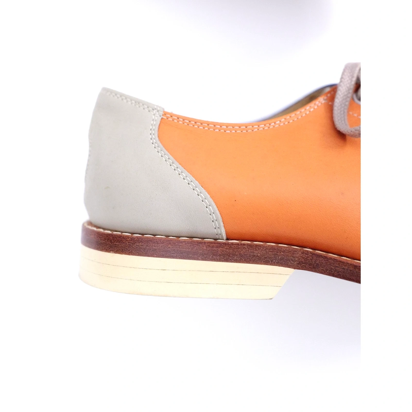 COMME DES GARÇONS Derbies en cuir Marine vintage, passéist — photo 5