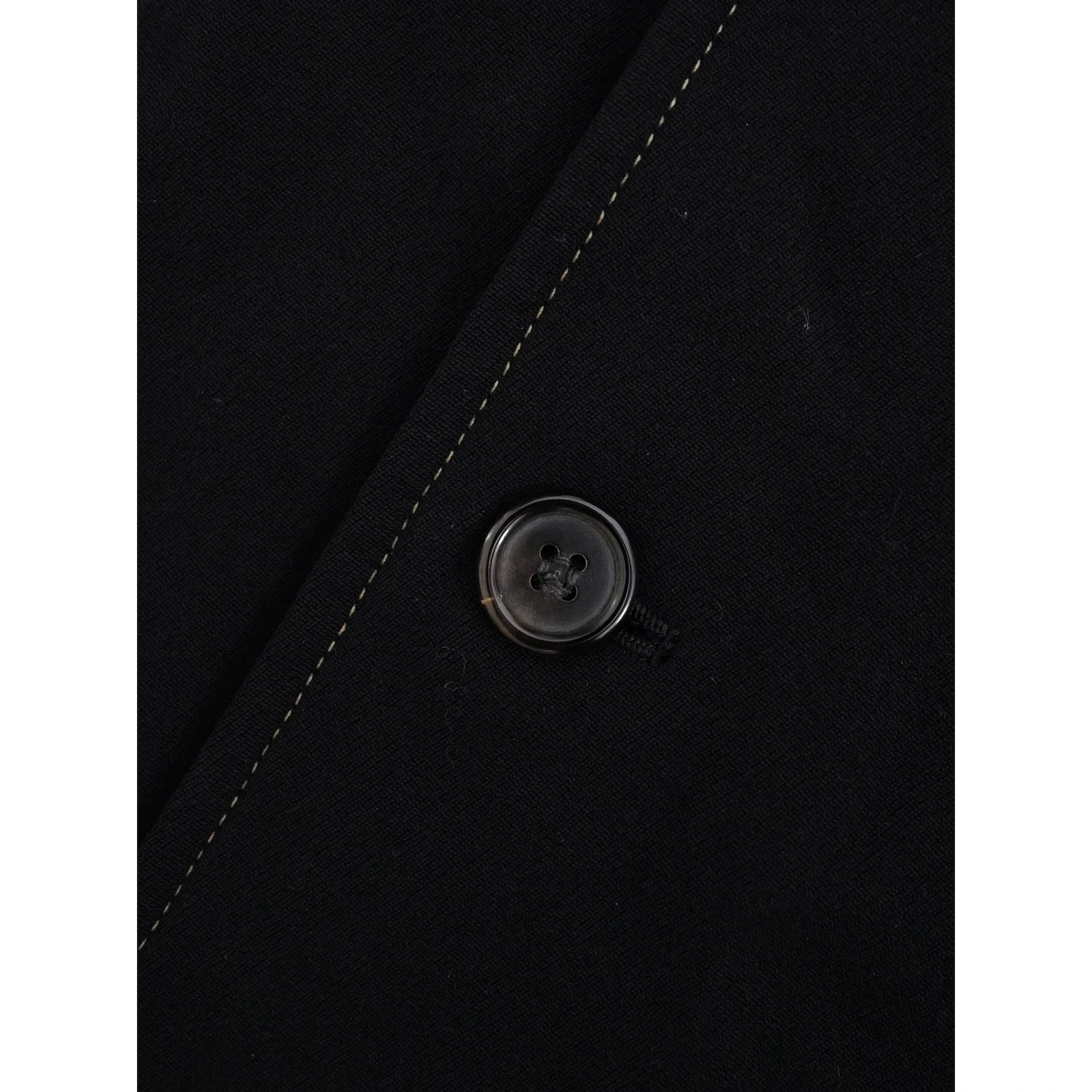 YOHJI YAMAMOTO Gilet en laine Noir vintage, passéist — photo 5