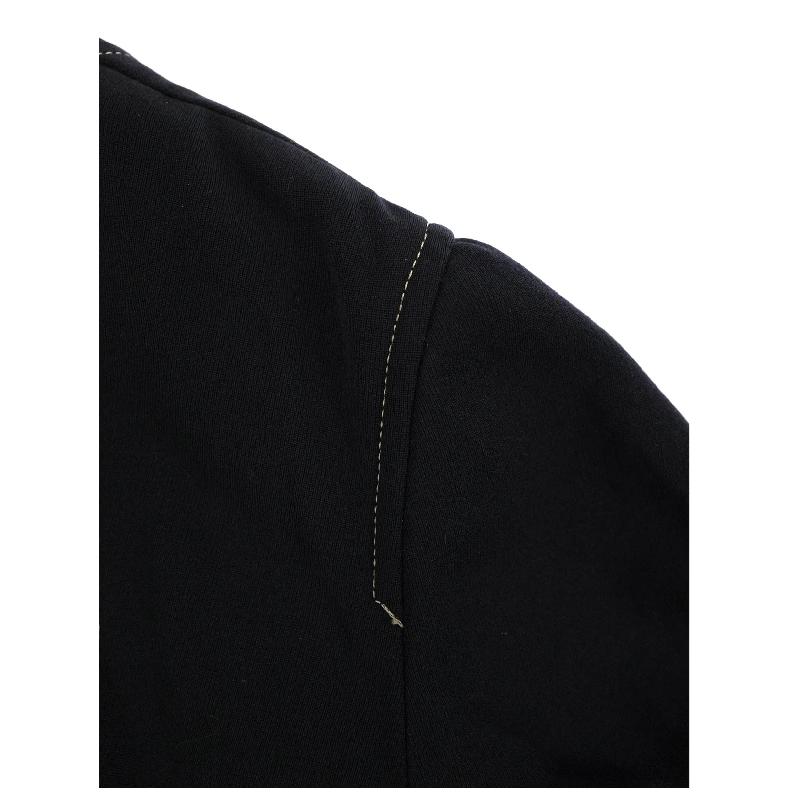 YOHJI YAMAMOTO Gilet en laine Noir vintage, passéist — photo 7