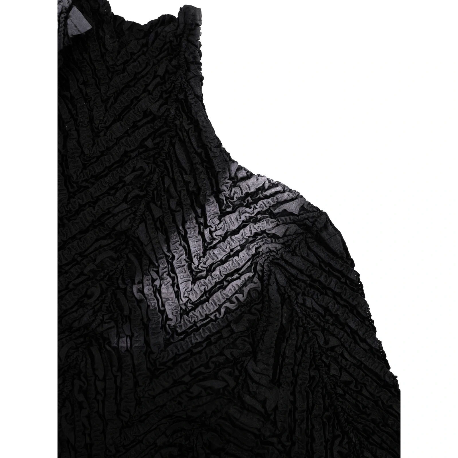 YOSHIKI HISHINUMA Blouse Noir vintage, passéist — photo 3