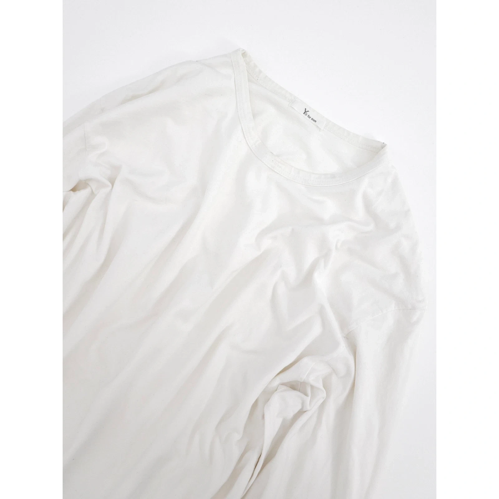 YOHJI YAMAMOTO T-shirt Blanc vintage, passéist — photo 2