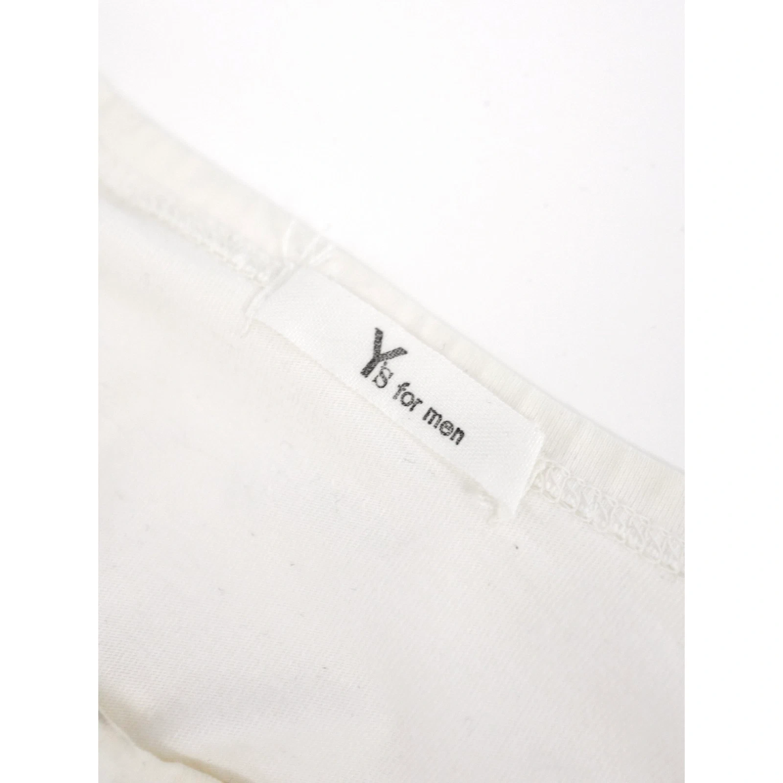 YOHJI YAMAMOTO T-shirt Blanc vintage, passéist — photo 4