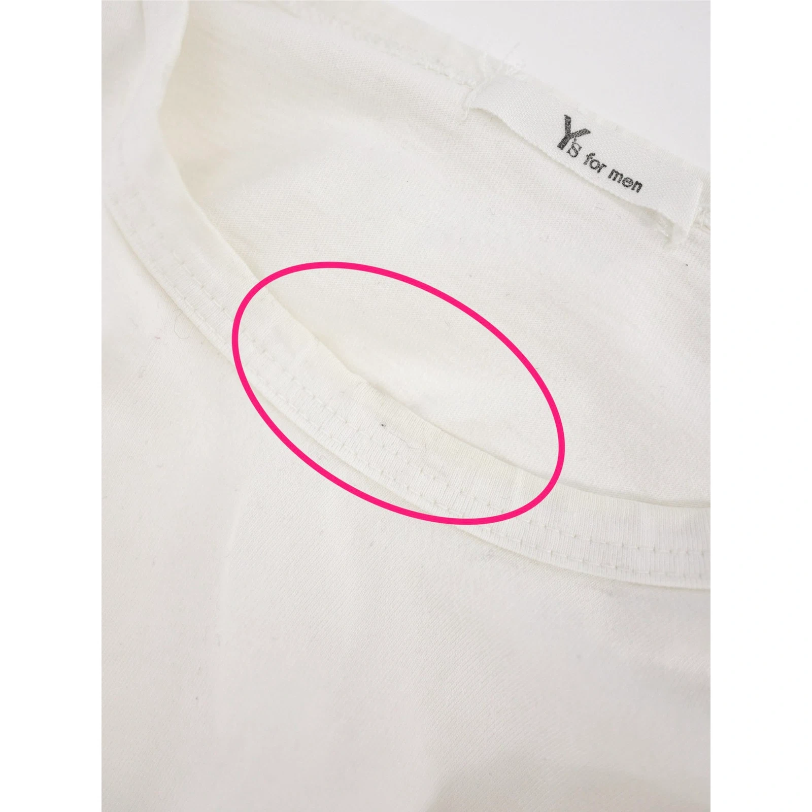 YOHJI YAMAMOTO T-shirt Blanc vintage, passéist — photo 5