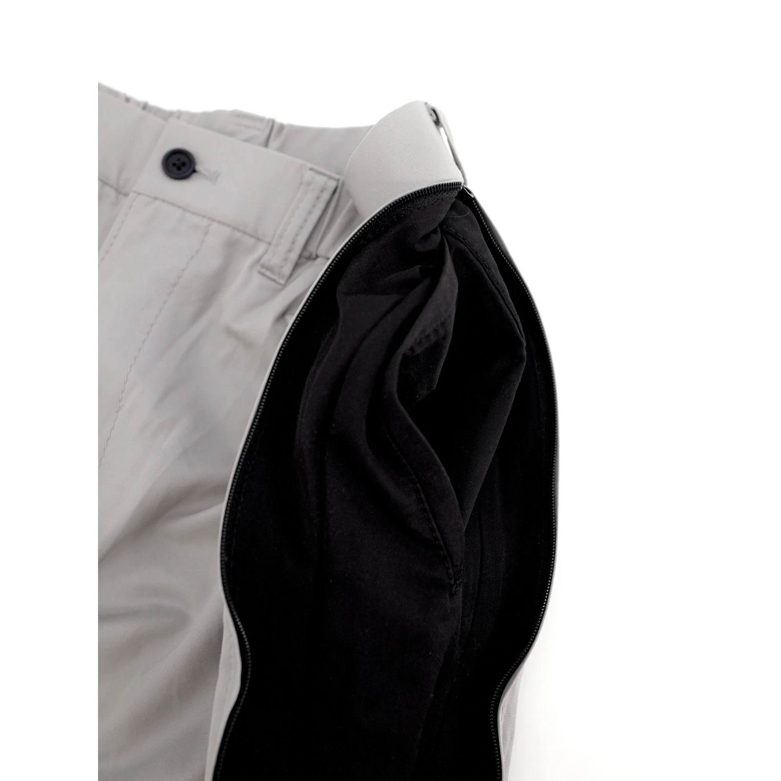 ISSEY MIYAKE Pantalon Gris vintage, passéist — photo 6