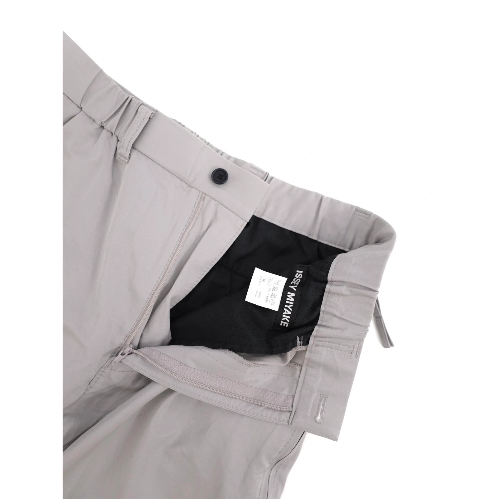ISSEY MIYAKE Pantalon Gris vintage, passéist — photo 10