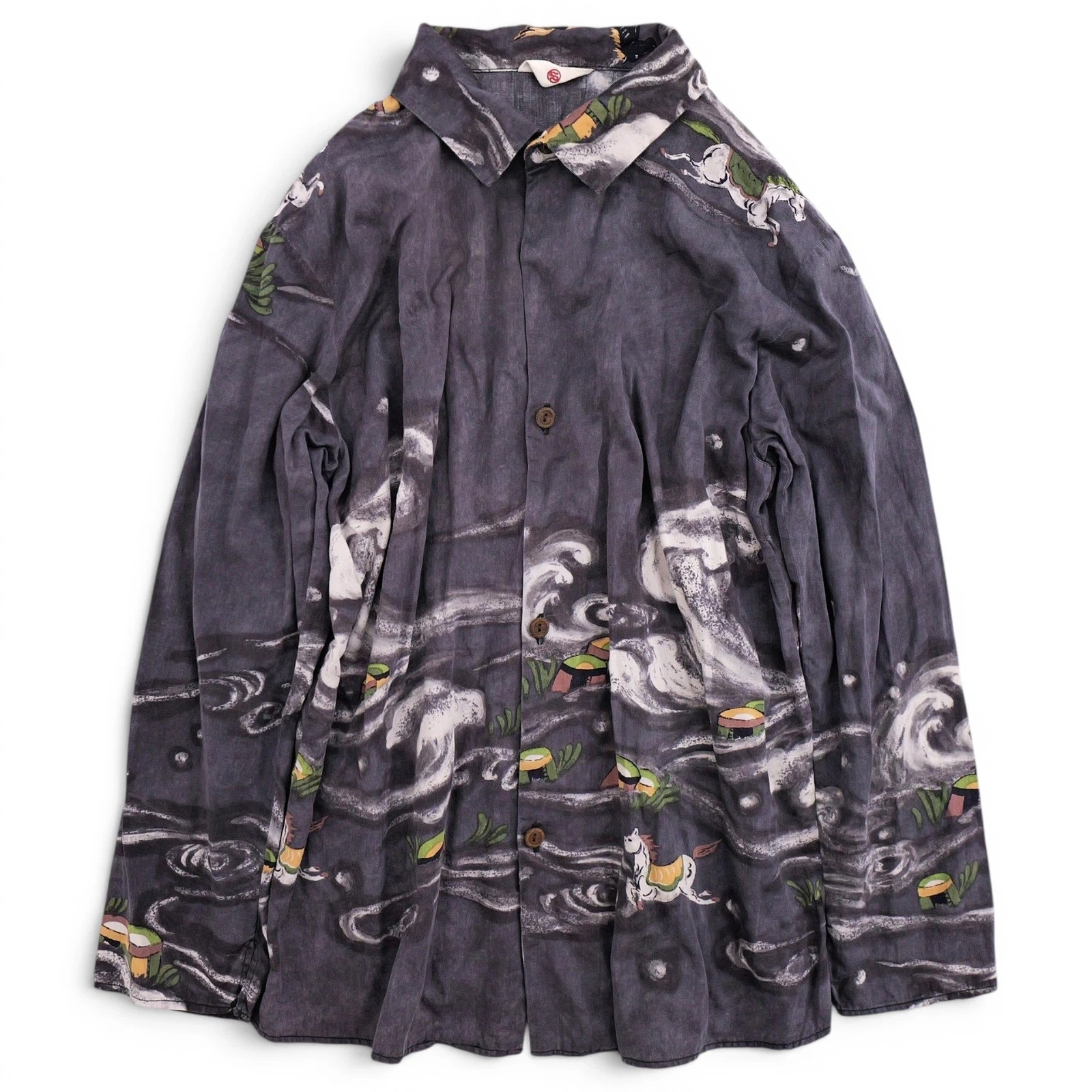 45RPM Blouse Gris vintage, passéist — photo 1