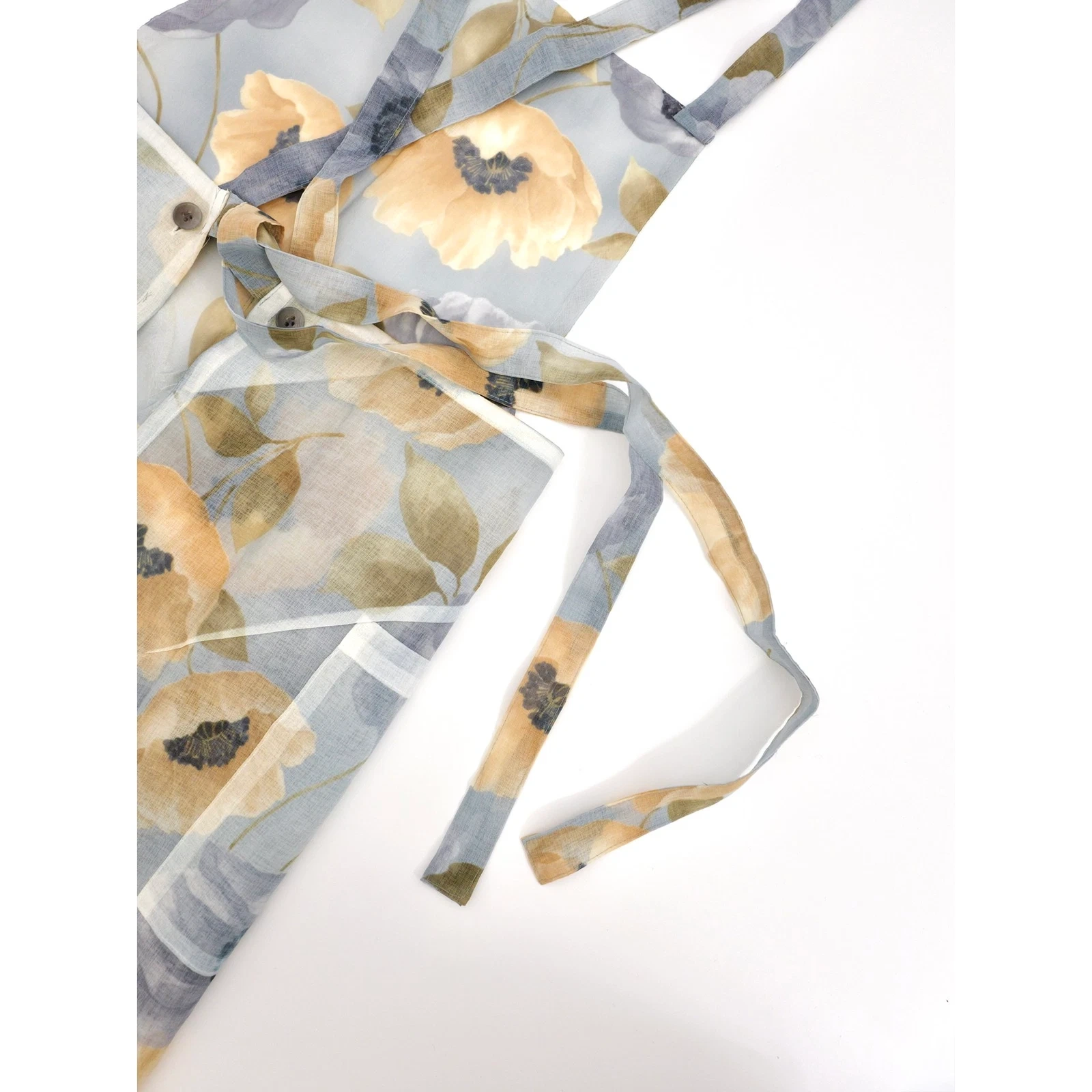 YOSHIKI HISHINUMA Robe mi-longue Multicolore vintage, passéist — photo 14