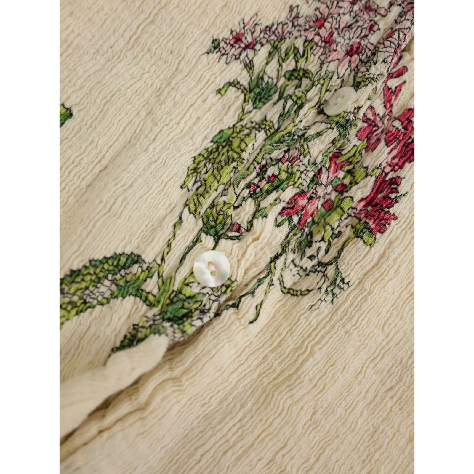 TSUMORI CHISATO Chemise Multicolore vintage, passéist — photo 7
