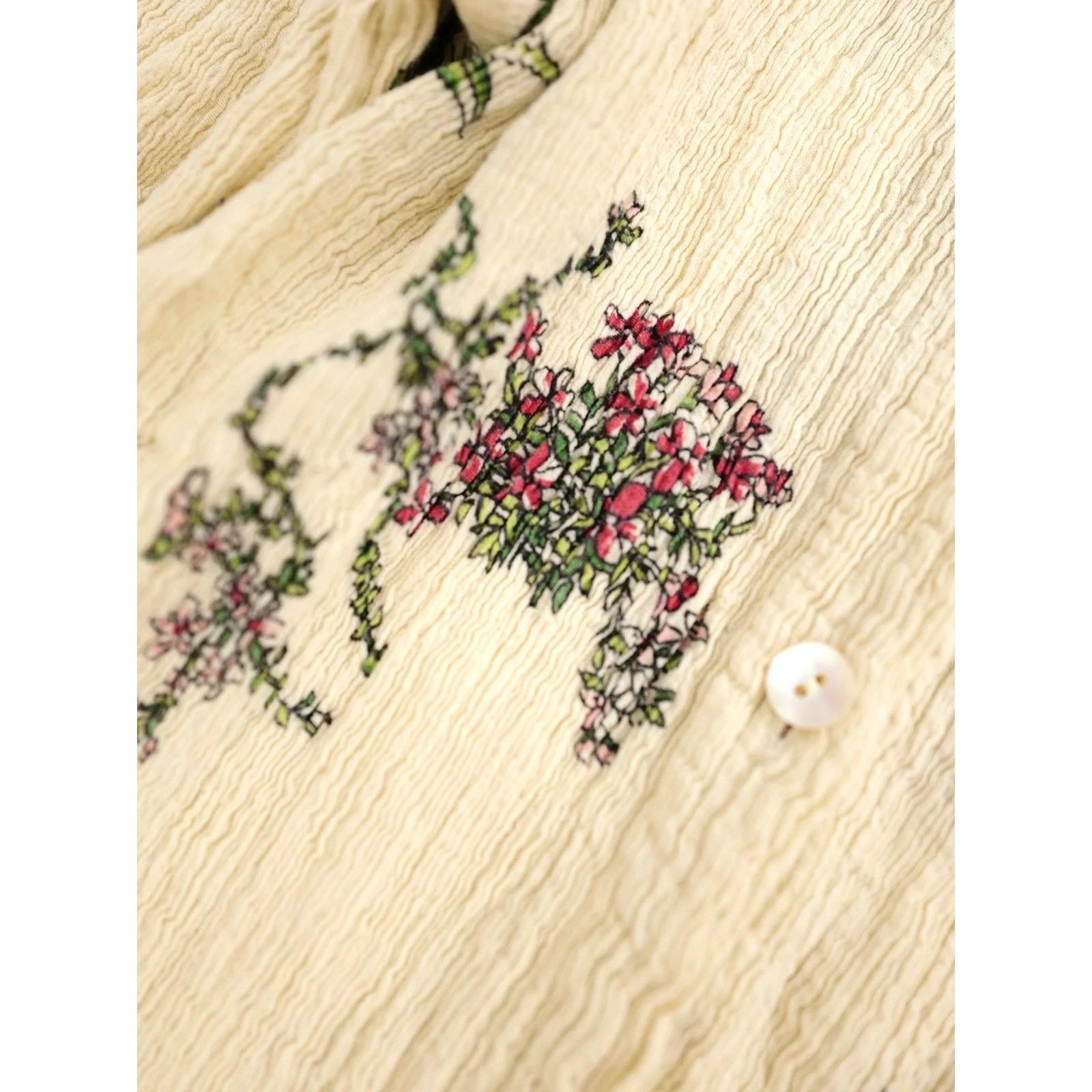 TSUMORI CHISATO Chemise Multicolore vintage, passéist — photo 10