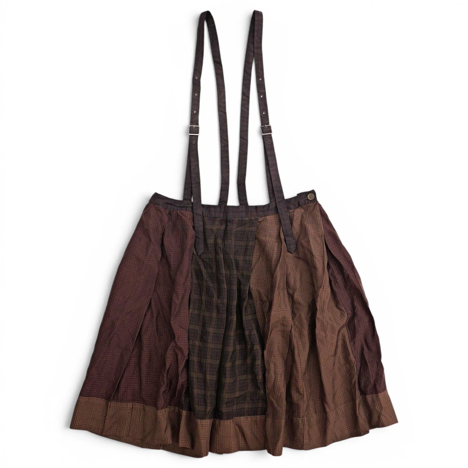 TSUMORI CHISATO Jupe mi-longue Marron vintage, passéist — photo 1